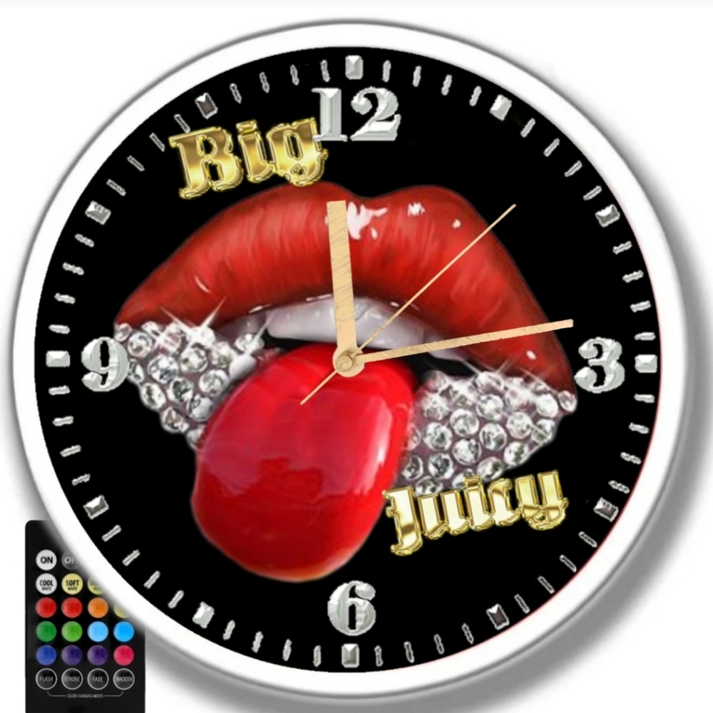 Big Juicy clock led light and remote - Picture 4 of 6